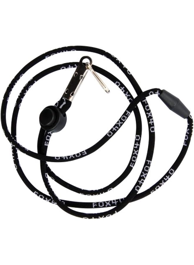 Fox 40 Sonik Blast CMG Official Whistle with Break Away Lanyard (Black) - Image 3