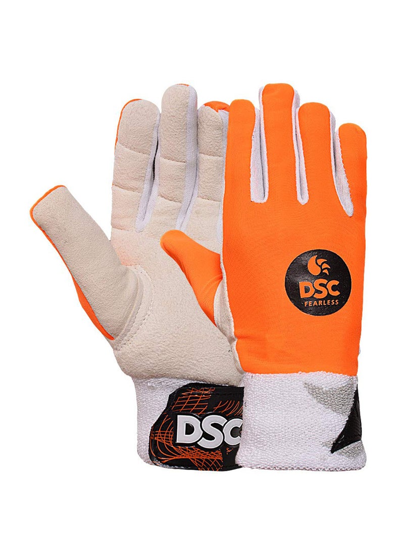 DSC - Cotton Pro Cricket Wicket Keeping Inner Gloves for Mens & Boys (Multicolour,Mens) - Image 1