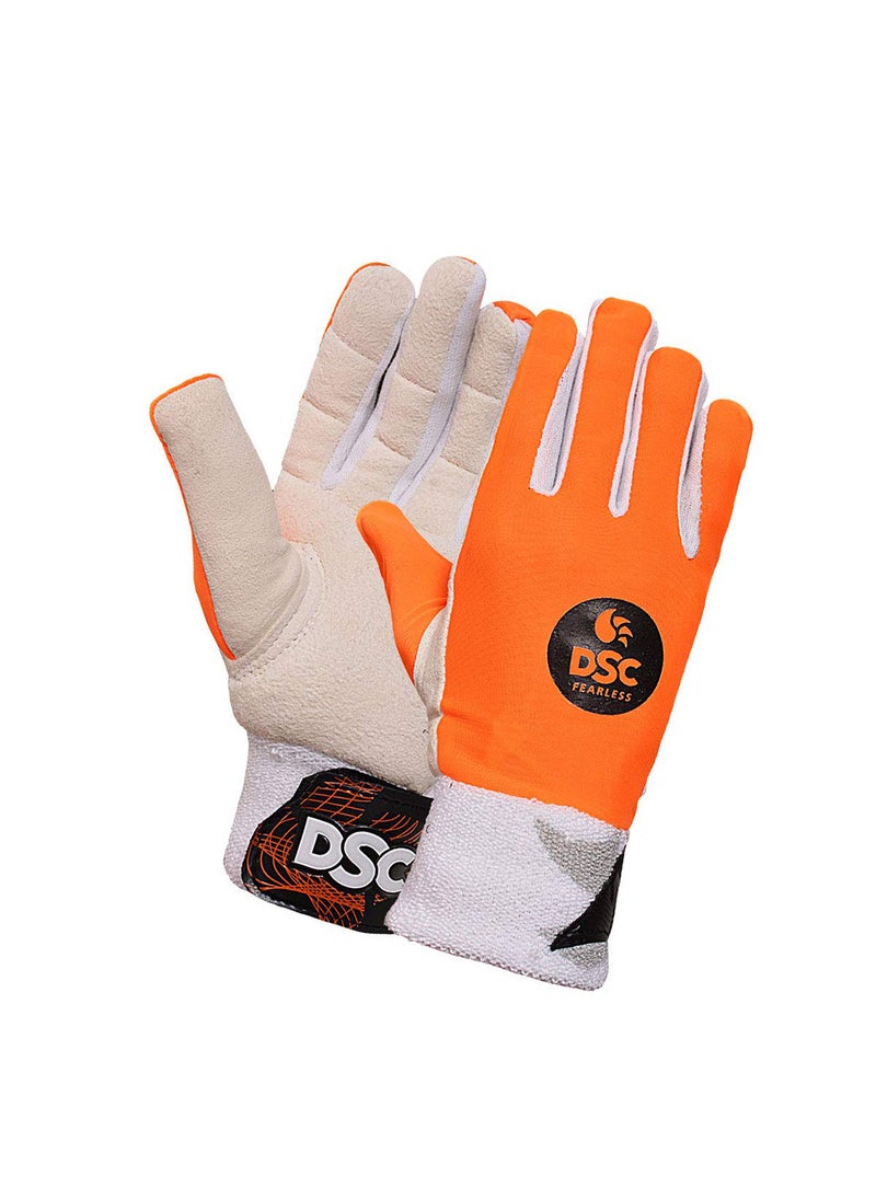 DSC - Cotton Pro Cricket Wicket Keeping Inner Gloves for Mens & Boys (Multicolour,Mens) - Image 1