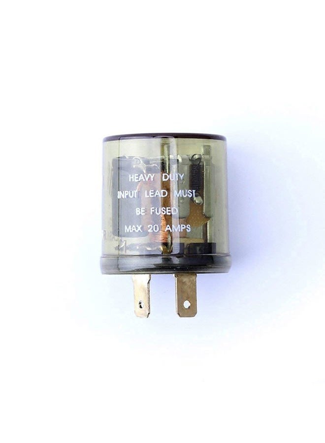 VOFONO 12V Heavy Duty 2 Pin Compatible Electronic Fixed Flasher Turn Signal Flasher Relay - Image 3