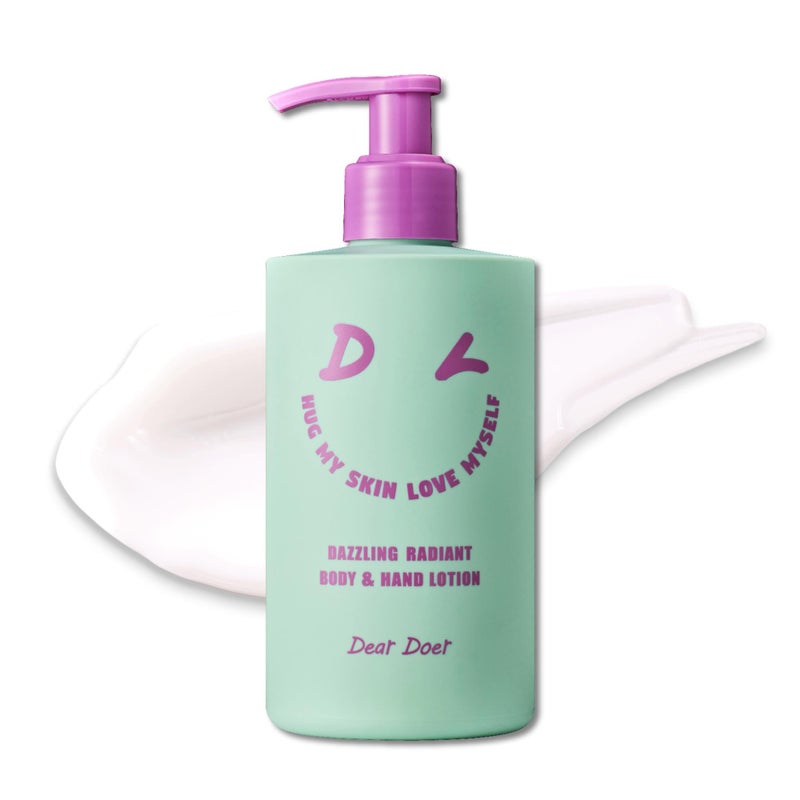 Dear Doer Dazzling Radiant Body Hand Lotion Vegan 1014 floz pHBalanced NonSticky Vitamin Lotion No Added Silicone Fresh Floral Scent