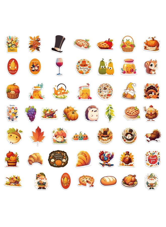 Bluejw 100 Cartoon Graffiti Thanksgiving Stickers DIY Mobile Phone Case Luggage Skateboard Decoration Stickers - Image 5