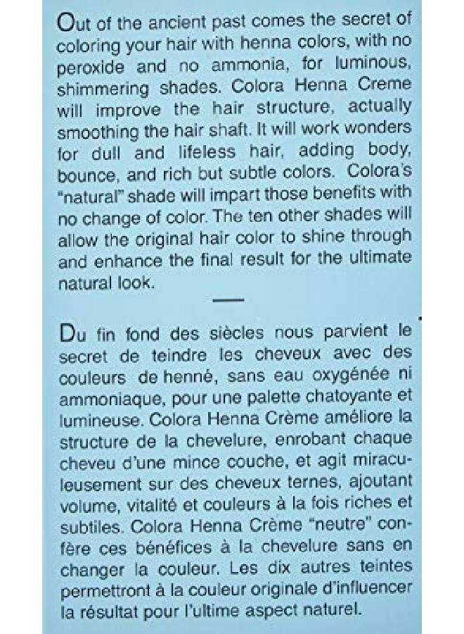 Colora Henna صبغة شعر كريمة لون كستنائي 2 أونصة (عبوتين) - Image 3
