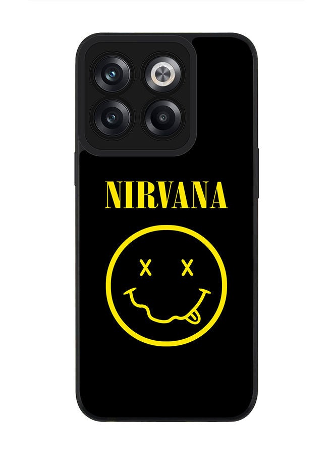 Stylizedd Rugged Black edge case for OnePlus 10T Slim fit Soft Case Flexible Rubber Edges Anti Drop TPU Gel Thin Cover - Nirvana - Image 1