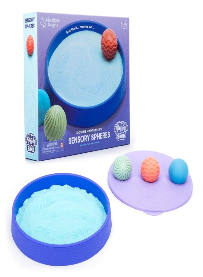 Educational Insights Playfoam® Sand Sensory Spheres - Relaxing Zen Garden Kits for Calm Down Corner or Desk, Anxiety Tools and Meditation Sets for Kids & Adults, Stress Relief Toys, Gift for Ages 5+ - Image 1
