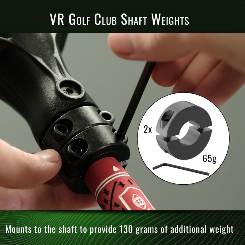 DeadEyeVR Steel Weights for VR Golf Club Shafts, 65g Each, Adjustable Weight Distribution, 2 pieces - Image 3