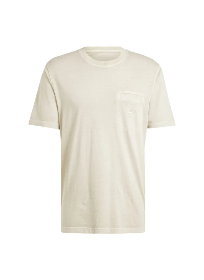 اديداس adidas ESS+ DYE PKT T Beige Originals Men T-SHIRTS
