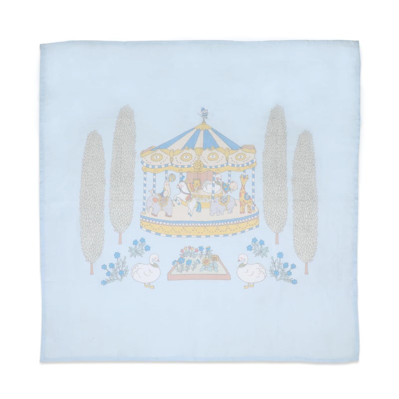 Masilo 100% Organic Cotton Swaddle Wrap/New Born Swaddle Blanket/Multiuse Muslin Cloth Swaddle/Swaddle Gift Set/Soft Baby Wrap/Pack of 2/42 x 42 in - Carnival Blue - Image 3