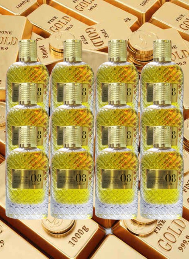 تي أر آي 12 قطع عطر 08 جولد 100 مل - Image 1