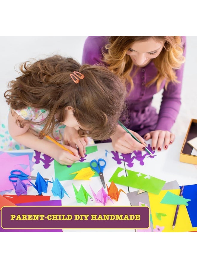 ورق أوريجامي، 200 ورقة، 20 لونًا، مزدوج الجوانب، مربع 6×6 بوصة، سهل الطي، هدايا أوريجامي للأولاد والبنات، مشاريع فنية وحرفية - Image 5