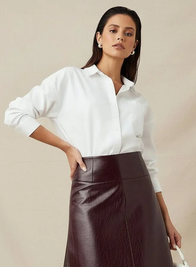Splash FAV Longline Shirt with Chest Pocket