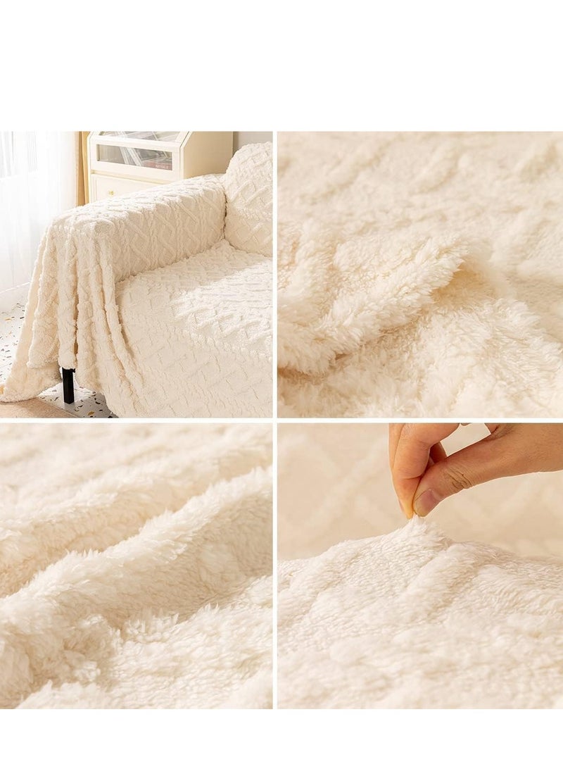 BAIG Thickened Plush Sofa Throw Blankets Dust Anti-cat Scratch Universal Sofa Blankets Sofas Towel for Living Room Bedroom Bed Sofa - Image 3