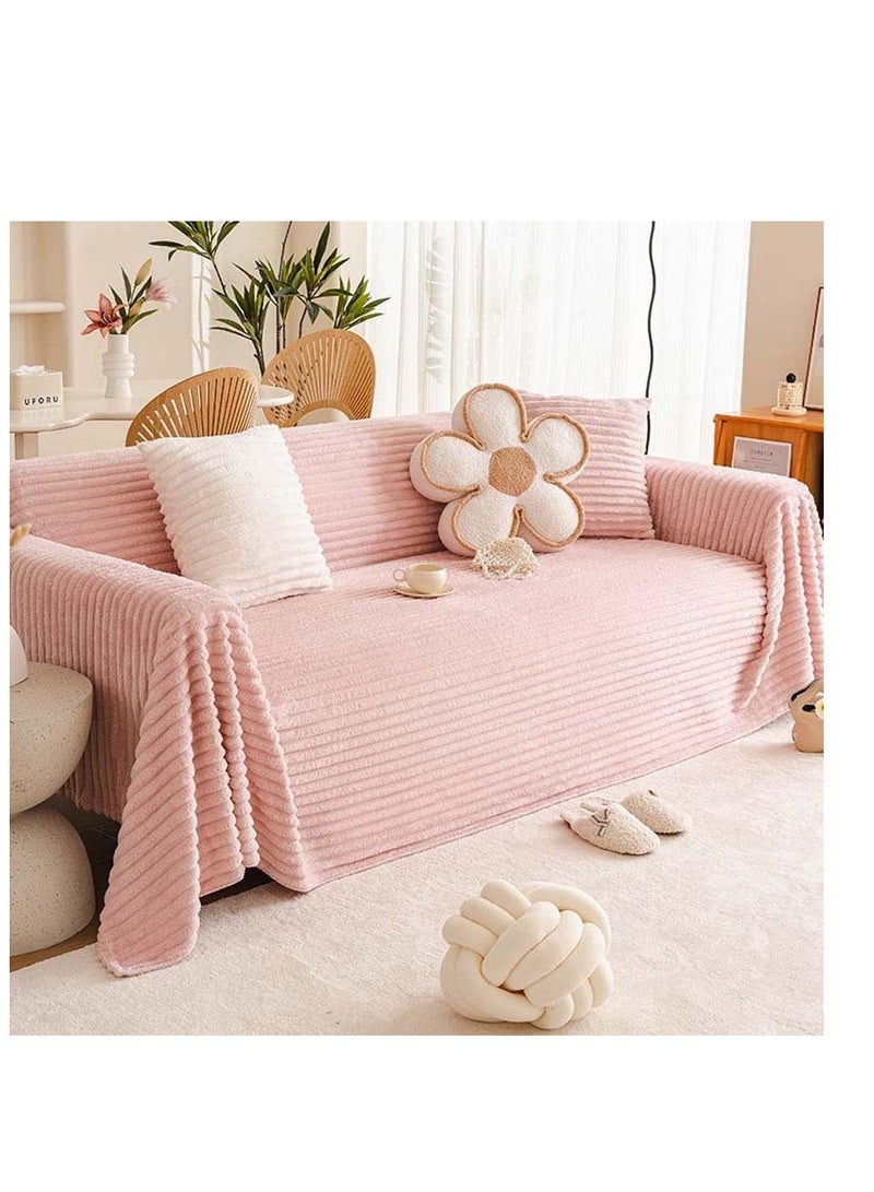 BAIG Thickened Plush Sofa Throw Blankets Dust Anti-cat Scratch Universal Sofa Blankets Sofas Towel for Living Room Bedroom Bed Sofa - Image 1