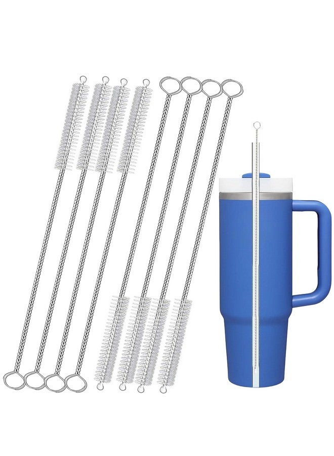 CIDYAUST Straw Cleaner Brush for Stanley Cup, 10 inch Straw Cleaning Brush for 20/30/40 oz Stanley Mugs, Stanley Straw Cleaner for Baby Bottles,Various Straws,Sippy Cup and Hummingbird Feeders,8-Pack. - Image 1