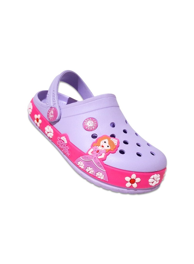 Cobra Sofia Girls Breathable Slip-On Crocs – Waterproof, Non-Slip, and Versatile for Indoor & Outdoor Use"  - Image 1