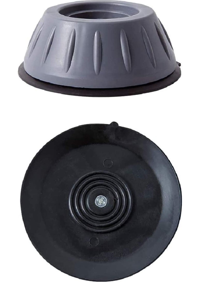 Rubber Anti Vibration Pads,For Washing Machine And Dryer,Universal Fit Feet,Washing Support,Washing Foot Pads,Pack Of 4, Gray-Black, Sfz-543 - Image 5