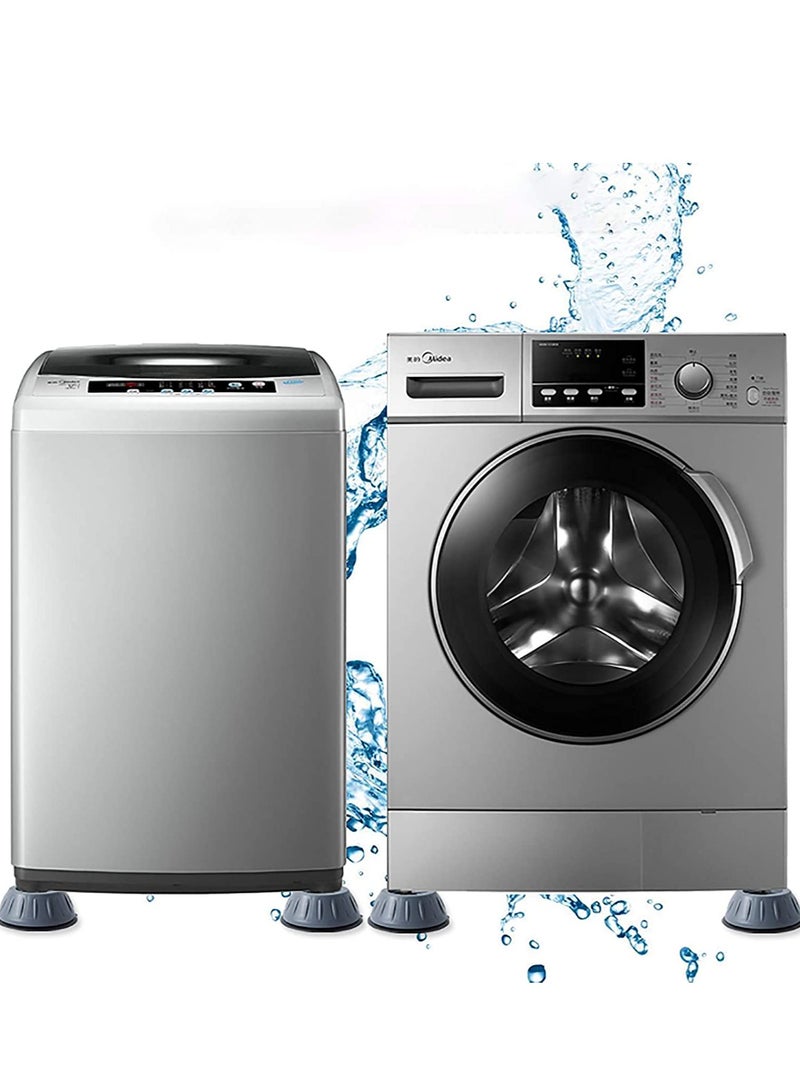 Rubber Anti Vibration Pads,For Washing Machine And Dryer,Universal Fit Feet,Washing Support,Washing Foot Pads,Pack Of 4, Gray-Black, Sfz-543 - Image 3