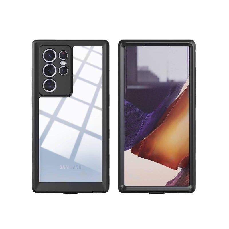 Protective Case | Shockproof Cover for Samsung Galaxy S22 Ultra | TPU+PC | Black | Shockproof - Image 5
