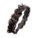 XXFBJNMD Nonslip headbands 3 strands Synthetic Hair Plaited Headbands Braid With Teeth Hair Band Accessories Messy Vintage Braid Headbands for Wedding Party Dating Dinner Ladies and Girls - Image 2