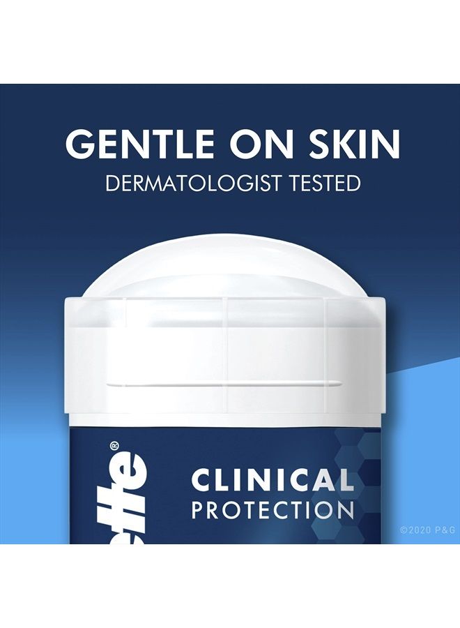 Gillette شفرات حلاقة للرجال من Clinical Advanced Solid لحماية طويلة الأمد من العرق، Ultimate Fresh، 2.6 أونصة - Image 4
