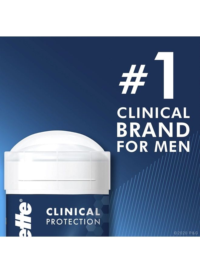 Gillette شفرات حلاقة للرجال من Clinical Advanced Solid لحماية طويلة الأمد من العرق، Ultimate Fresh، 2.6 أونصة - Image 2