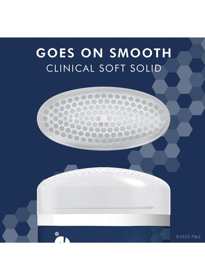 Gillette شفرات حلاقة للرجال من Clinical Advanced Solid لحماية طويلة الأمد من العرق، Ultimate Fresh، 2.6 أونصة - Image 3