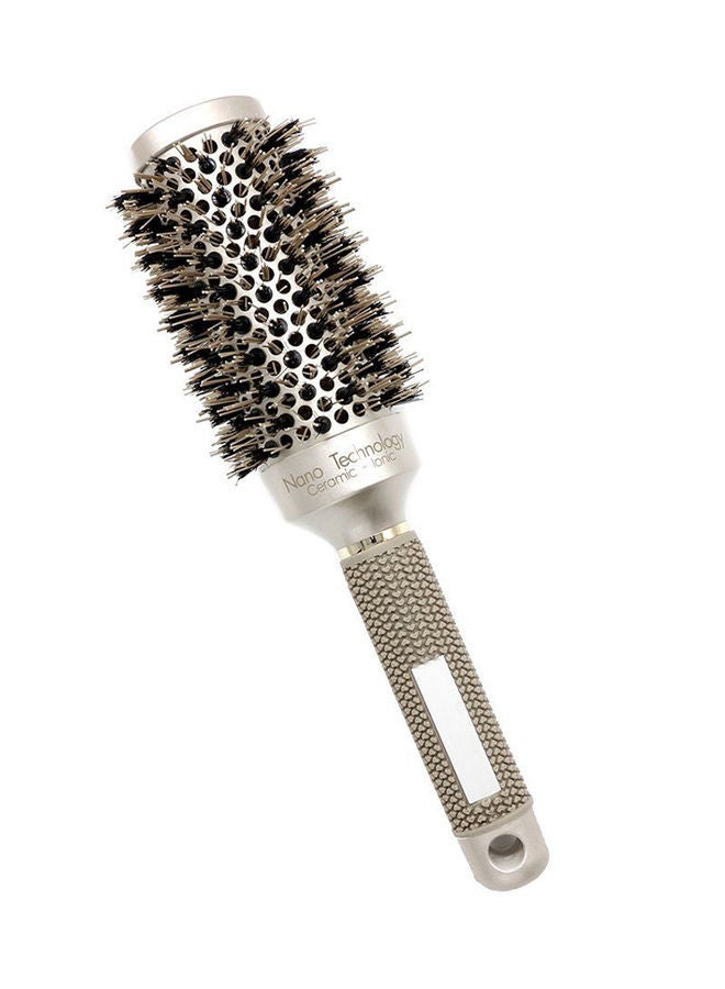 NIBEMINENT Round Bristle Hairdressing Brush Gold 45mm - Image 2