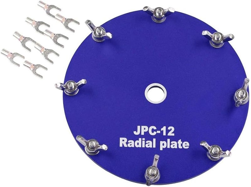 Portable Shortwave Antenna Aluminum Grounding Grid For PAC 12 JPC 12 With 10 Fork Terminal Blocks - Image 2