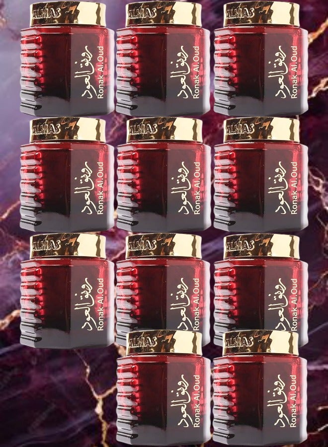 الماس 11 قطع بخور رونق العود الماس 40 جرام - Image 1