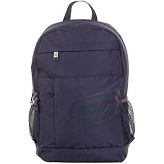 Central 2 Zippered Compartment Reinforced Handle and Extra Padded Support Daypack Backpack Navy
