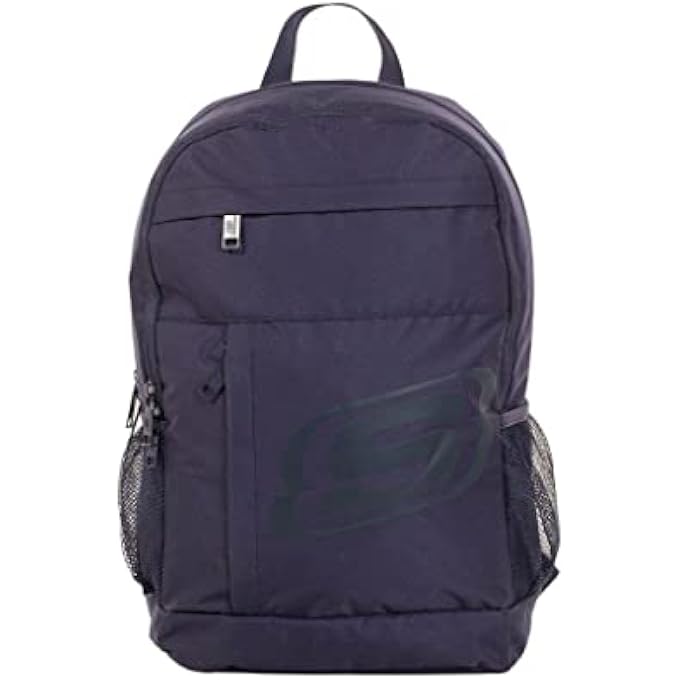 SKECHERS Central 2 Zippered Compartment Reinforced Handle and Extra Padded Support Daypack Backpack Navy - Image 1