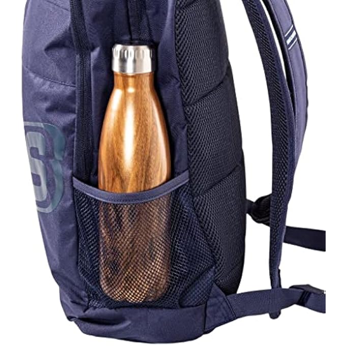 SKECHERS Central 2 Zippered Compartment Reinforced Handle and Extra Padded Support Daypack Backpack Navy - Image 3