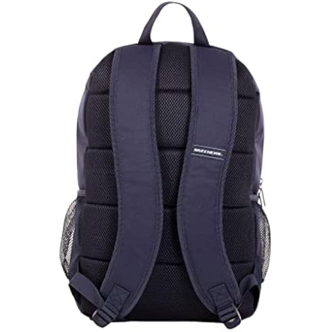 SKECHERS Central 2 Zippered Compartment Reinforced Handle and Extra Padded Support Daypack Backpack Navy - Image 2