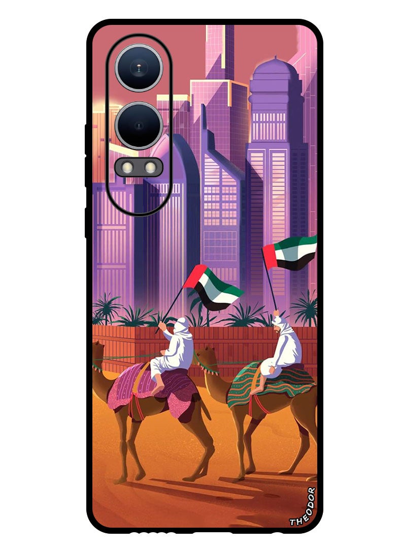Theodor Protective Case Anti Scratch Shock Proof Bumper Cover For OnePlus Nord CE4 Lite Camel Uae Flag - Image 1
