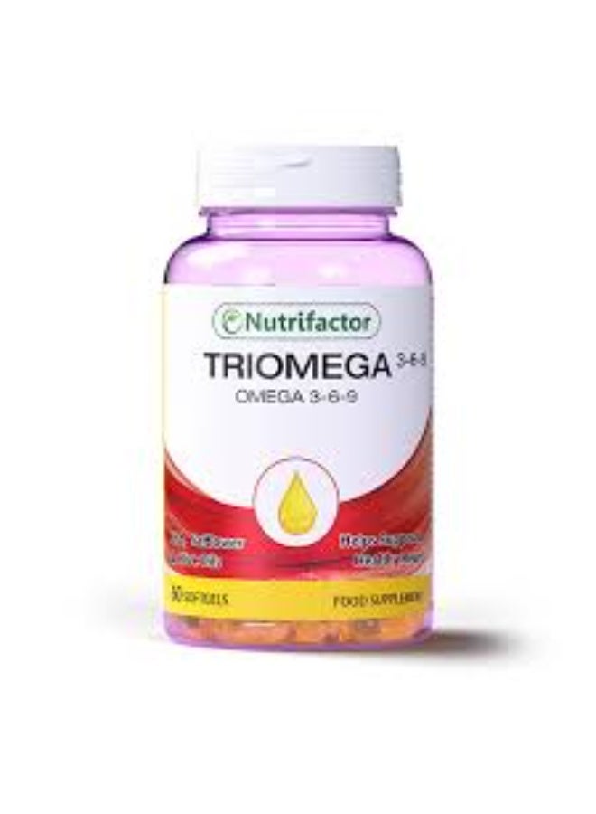 نيوتريفاكتور نيوتريفكتور أوميغا 3-6-9 كبسولات هلامية، 90 كبسولة هلامية