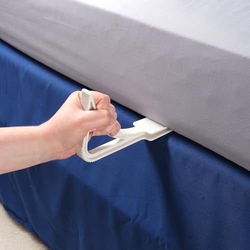 Jokari Mattress Lifter and Sheet Tucking Tool. Ergonomic Handle for Easy Mattress Lifting and Bed Making. Reduce Back, Arm and Hand Strain. Easily Tuck Fitted and Flat Sheets to Simplify Bed Making - Image 4