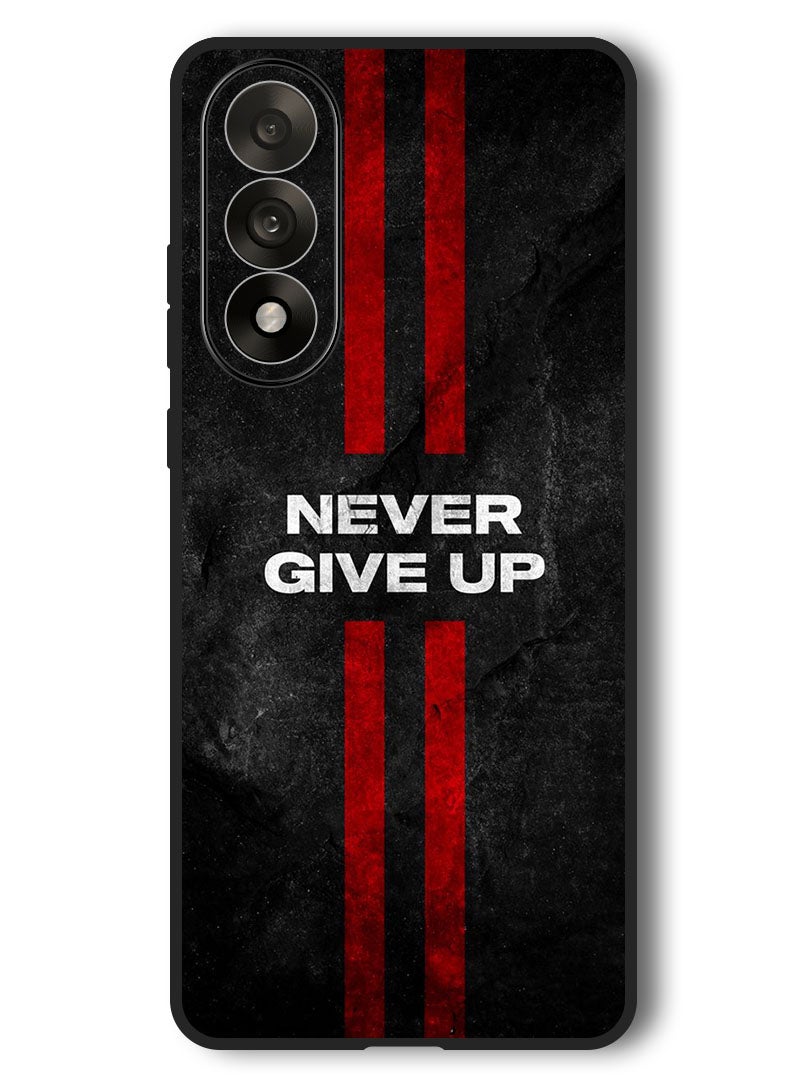 Theodor Case Compatible with OnePlus Nord 5 6.83 Inch Protection Shockproof Bumper Cover Never Give up stripes - Image 1