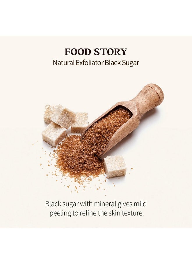 SKIN FOOD since 1957 SKINFOOD Black Sugar Perfect Scrub Foam 180g - Detoxifying Pore Scrubs & Exfoliator Soft & Rich Bubble Facial Foam Cleanser, Removes Dead Skin Cells - Exfoliating Skincare for Men & Women (6.35 oz)  - Image 4