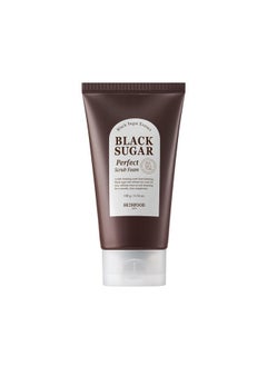 SKIN FOOD since 1957 SKINFOOD Black Sugar Perfect Scrub Foam 180g - Detoxifying Pore Scrubs & Exfoliator Soft & Rich Bubble Facial Foam Cleanser, Removes Dead Skin Cells - Exfoliating Skincare for Men & Women (6.35 oz)  - Image 1