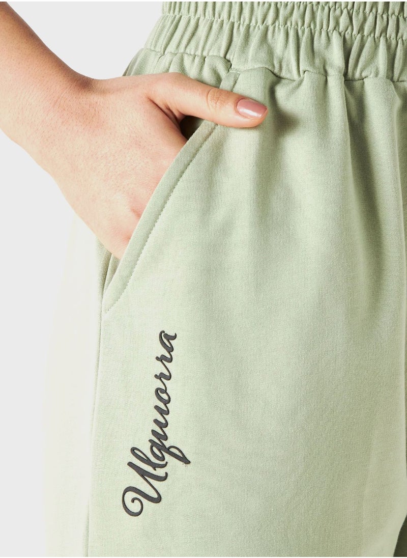 SP Characters - Graphic High Waist Sweatpants - Image 1