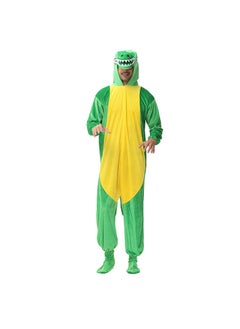 Thickened Animal Suit Dinosaur Onesie Adult Unisex Stegosaurus Costume Set Long Sleeve Long Pants Polyester Fiber Warm Couple Tyrannosaurus Rex Men