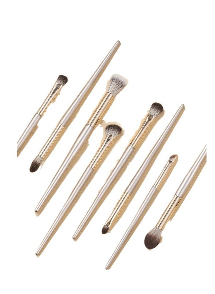 15-Piece Professional Makeup Brush Set Includes Eyeshadow Brushes, Eyeliner Brush, Nose Contour Brush, Blush Brush, Loose Powder Brush, and Soft Bristle Brushes for Flawless Makeup Application - Image 1