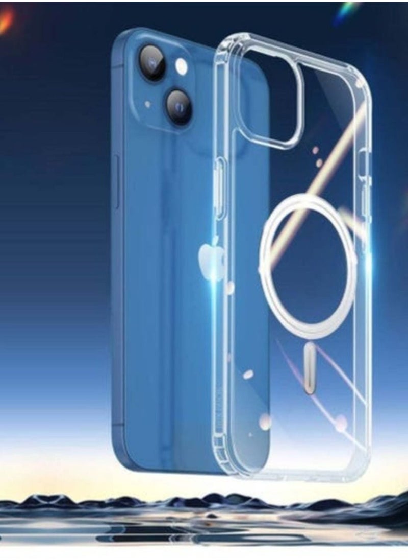 BORTONY - Protection Case Cover With Magsafe for Apple iPhone 14  Clear - Image 1