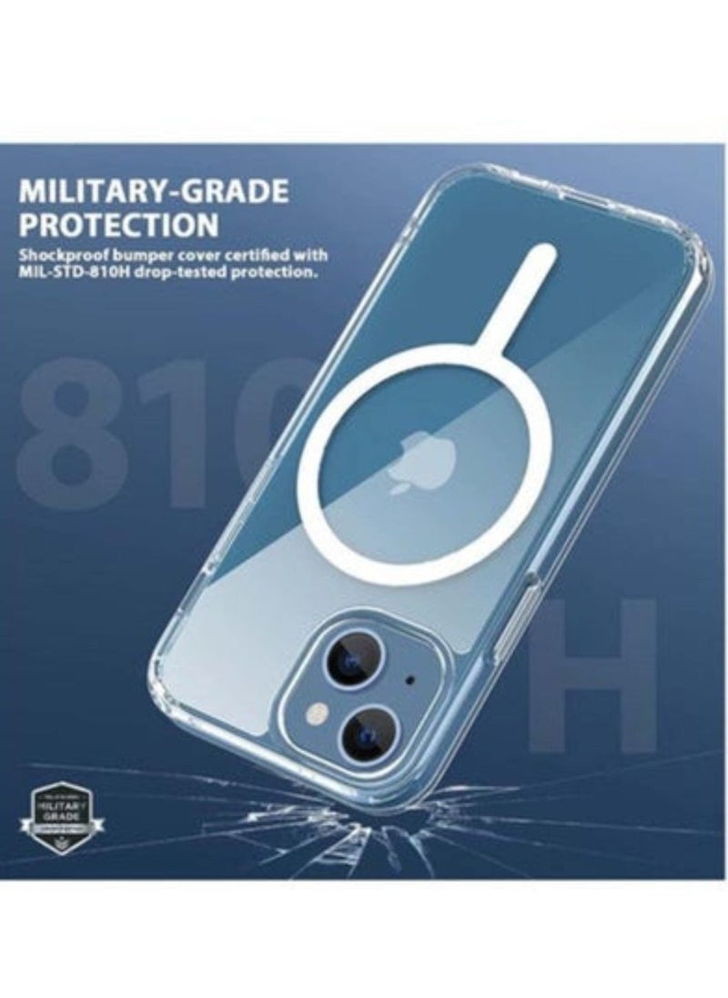 BORTONY - Protection Case Cover With Magsafe for Apple iPhone 14  Clear - Image 1