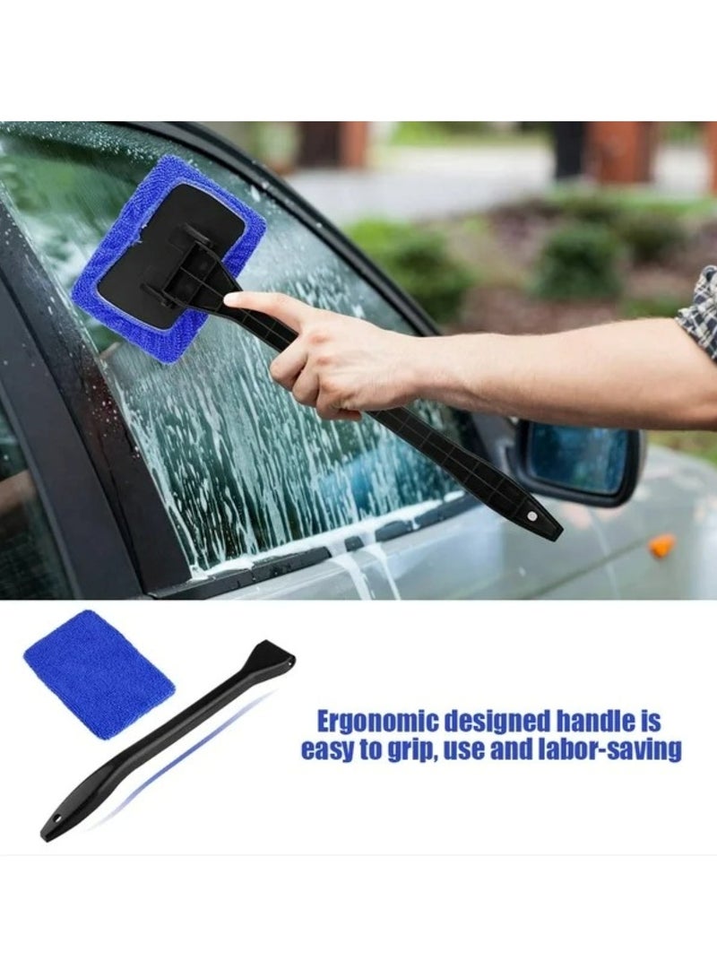 Car Windshield Cleaning Brush Dual-Purpose Window Defogger & Dust Remover (37cm x 12.5cm)
