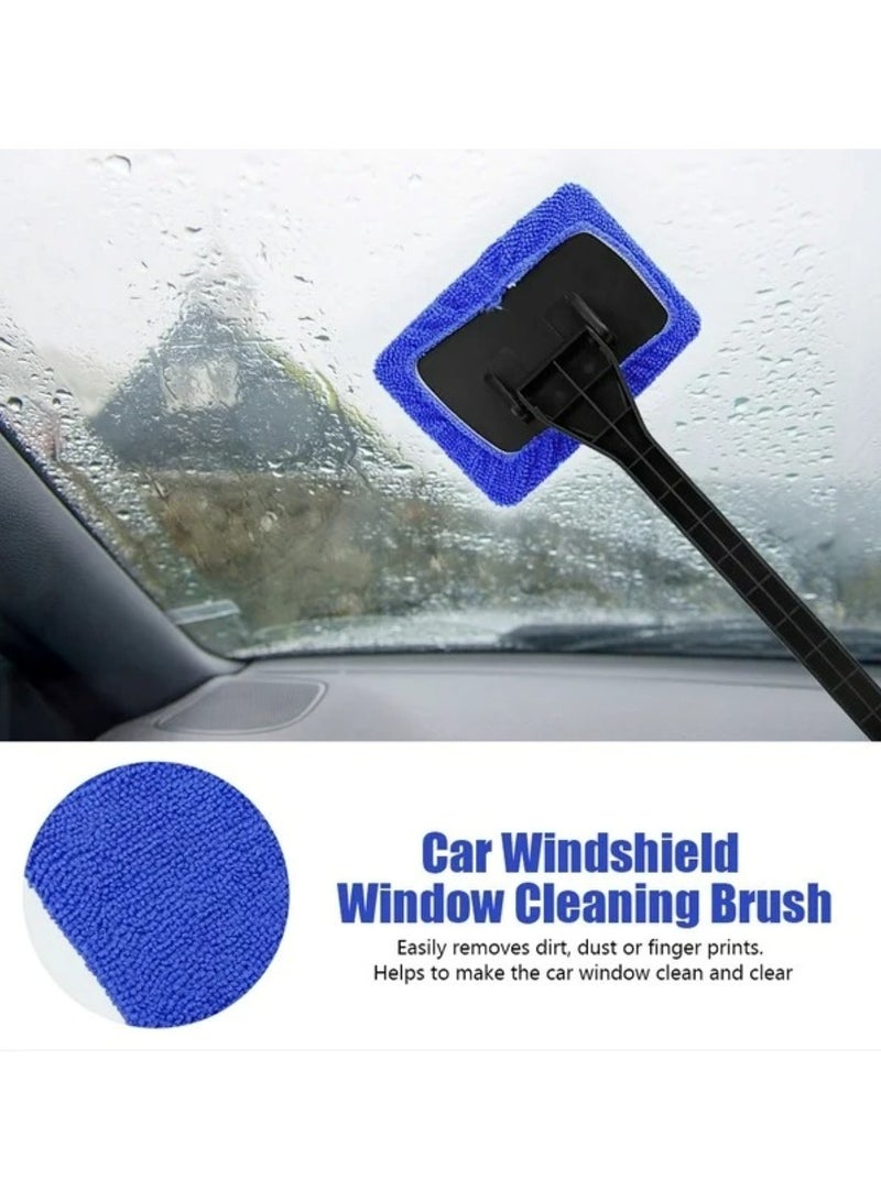 Car Windshield Cleaning Brush Dual-Purpose Window Defogger & Dust Remover (37cm x 12.5cm)