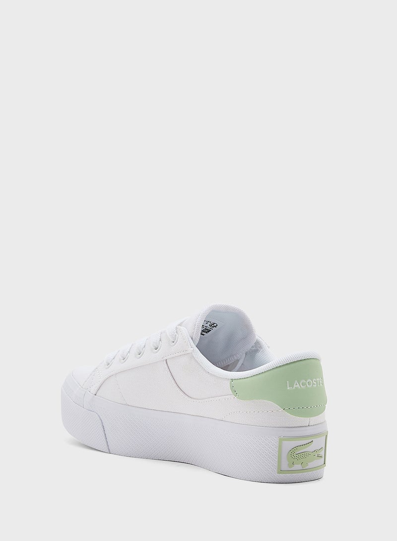 LACOSTE Vulcanized Ziane Platform Low Top Sneakers - Image 2