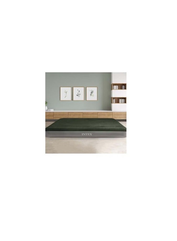 INTEX Dura-Beam Queen Air Mattress With Battery Pump  - Image 4