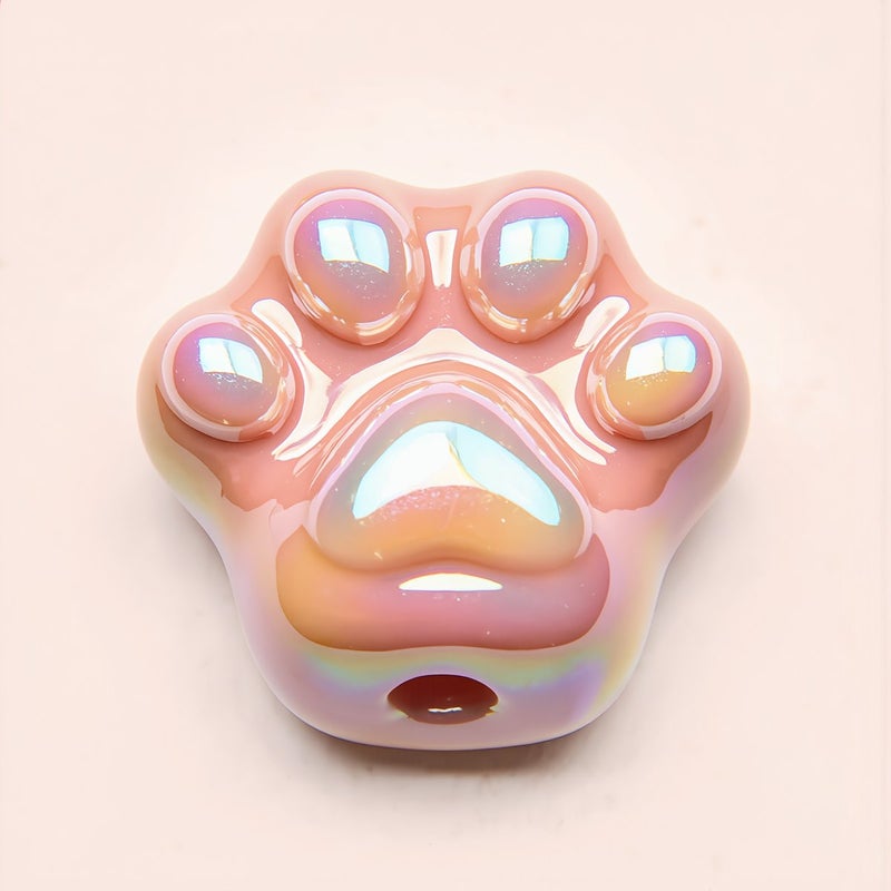 Lightweight Portable Cat Paw Beads 1.9x1.6cm Outdoor Craft Use - Image 3