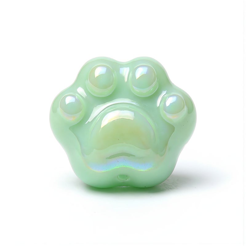 Lightweight Portable Cat Paw Beads 1.9x1.6cm Outdoor Craft Use - Image 1